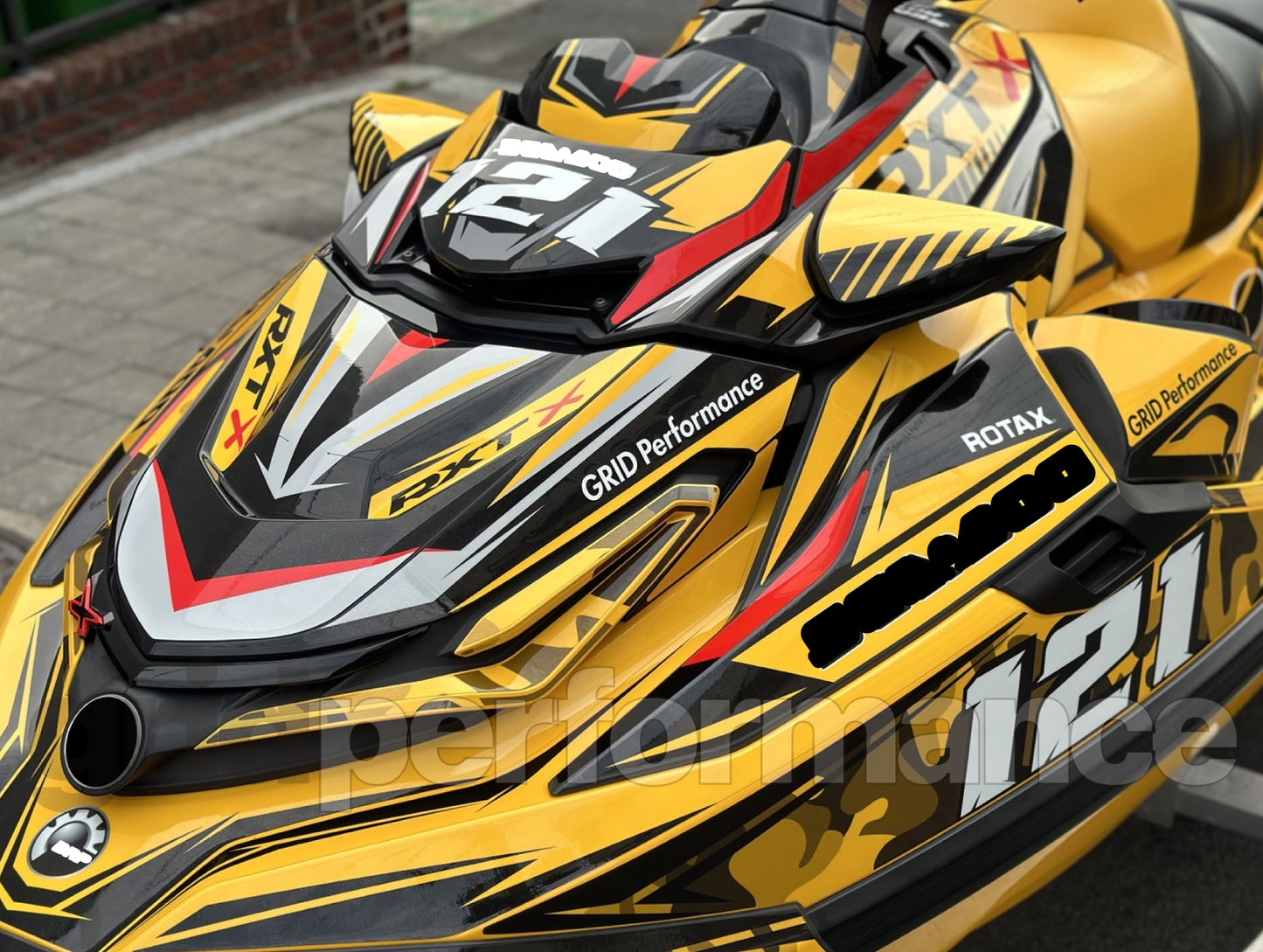 2018~2023 SEADOO RXP X 325 Graphic Decal Sticker Kit (1.Carbon)