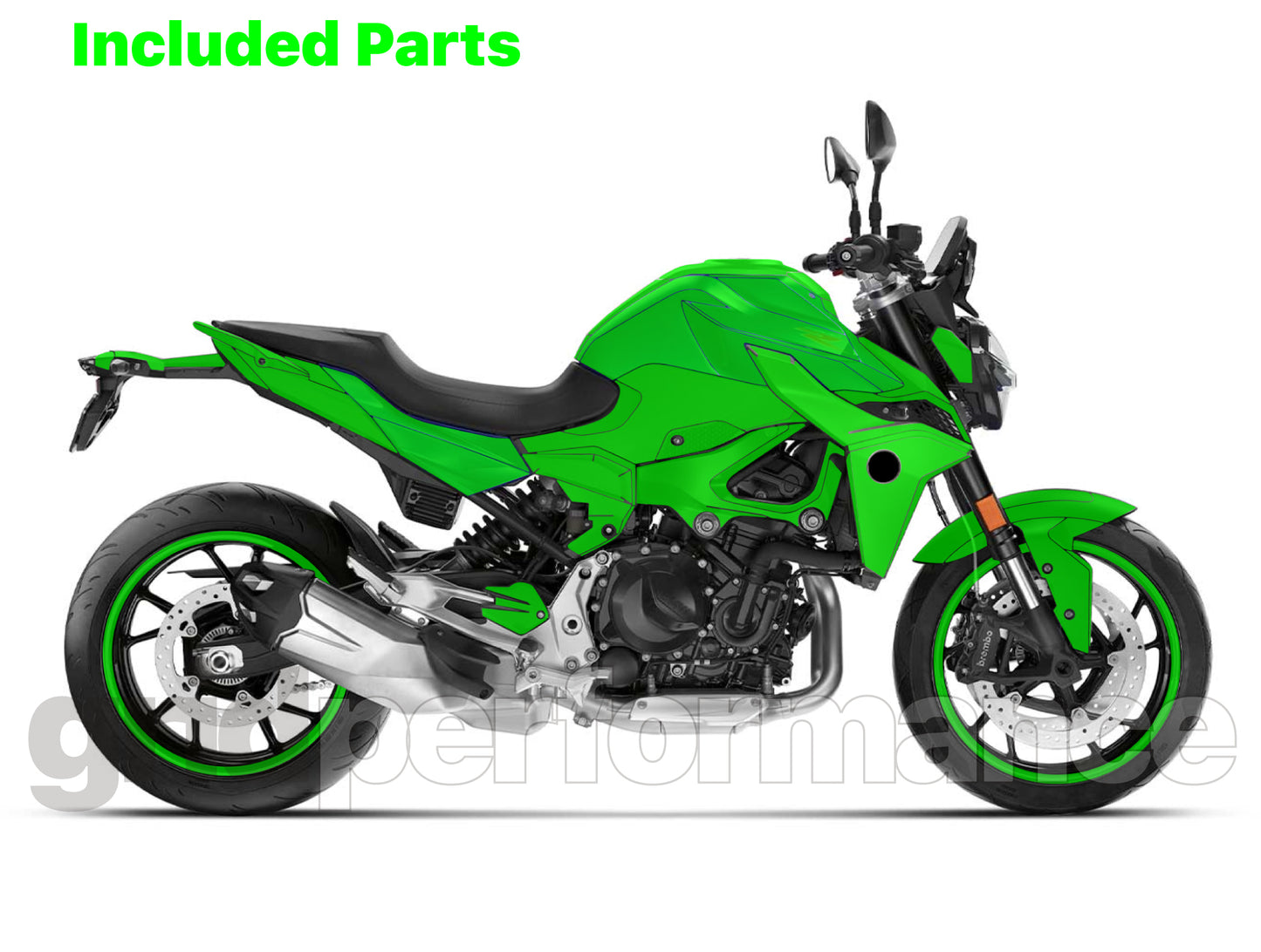 2020~ BMW F900R Graphic Decal Sticker Kit (2-5.M)