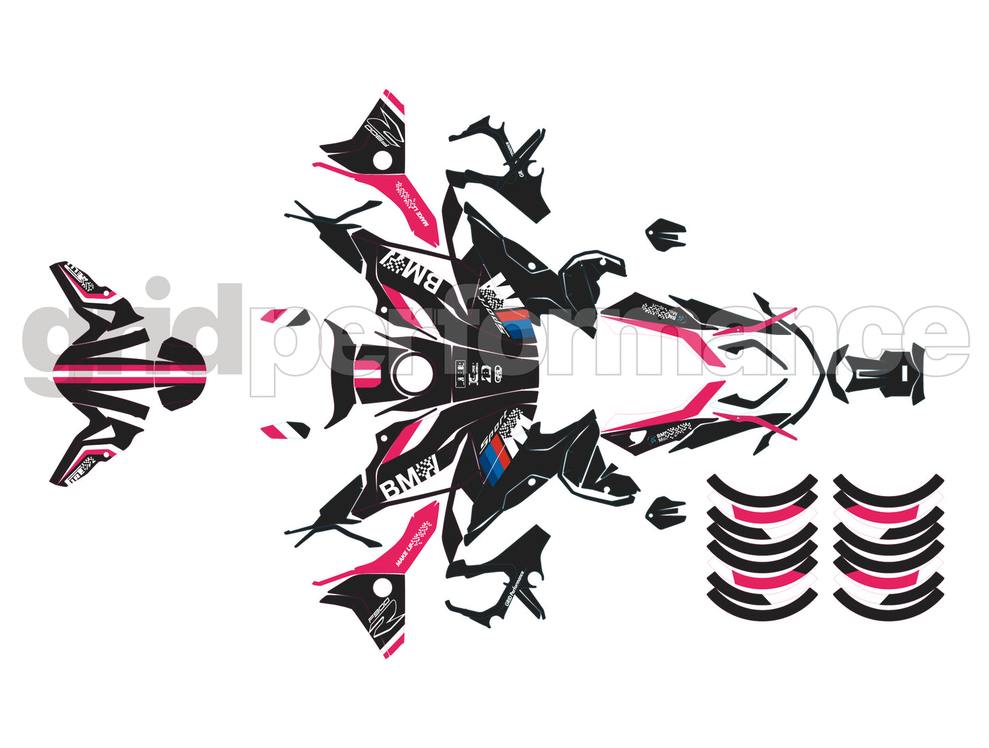 2020~ BMW F900R Graphic Decal Sticker Kit (2-3.M)