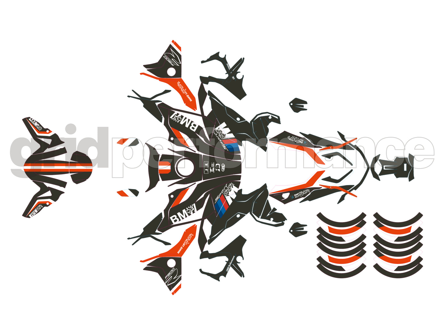 2020~ BMW F900R Graphic Decal Sticker Kit (2-5.M)