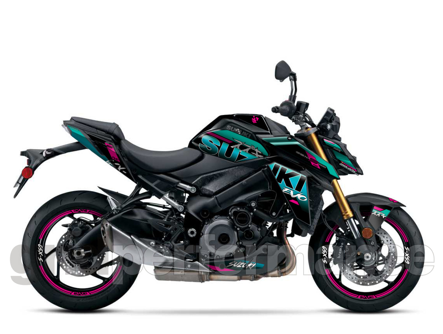 SUZUKI GSX-S1000 Graphic Decal Sticker Kit (2-7.EVO)