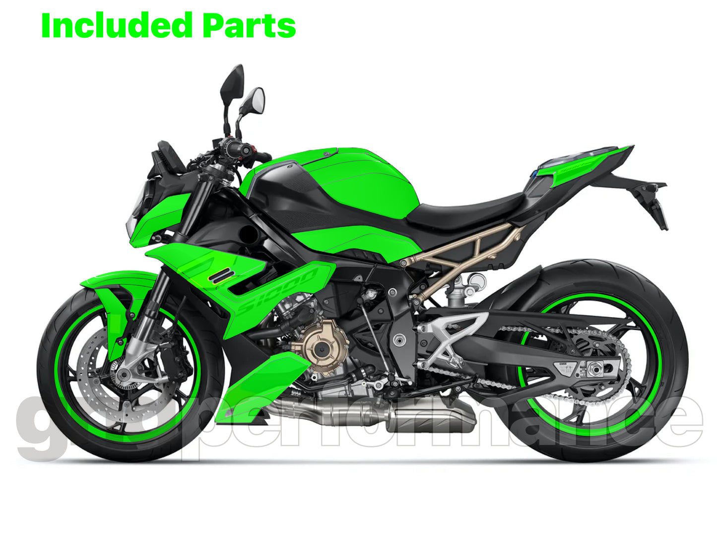 BMW S1000R Graphic Decal Sticker Kit (1-2.M)