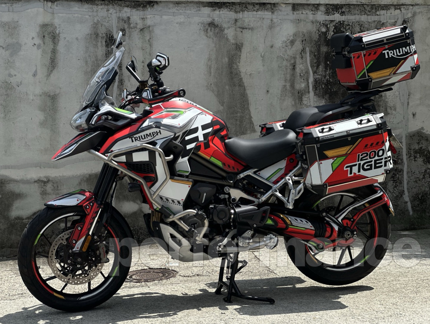 Triumph Tiger 1200 GT Explorer Custom Vinyl Graphic Decal Kit (1-1.Astray)