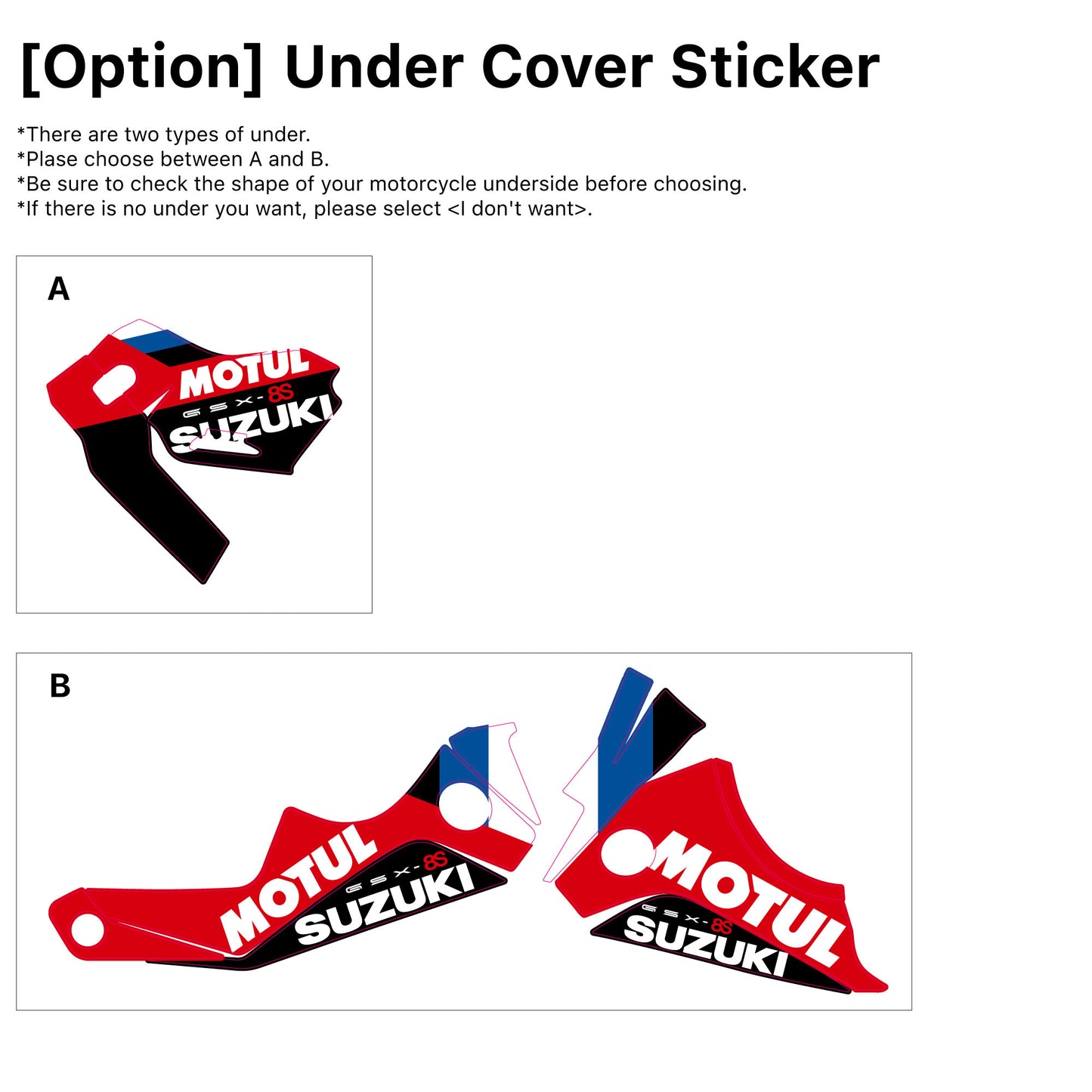 SUZUKI GSX-8S Custom Vinyl Graphic Decal Kit (1.S-R-R)