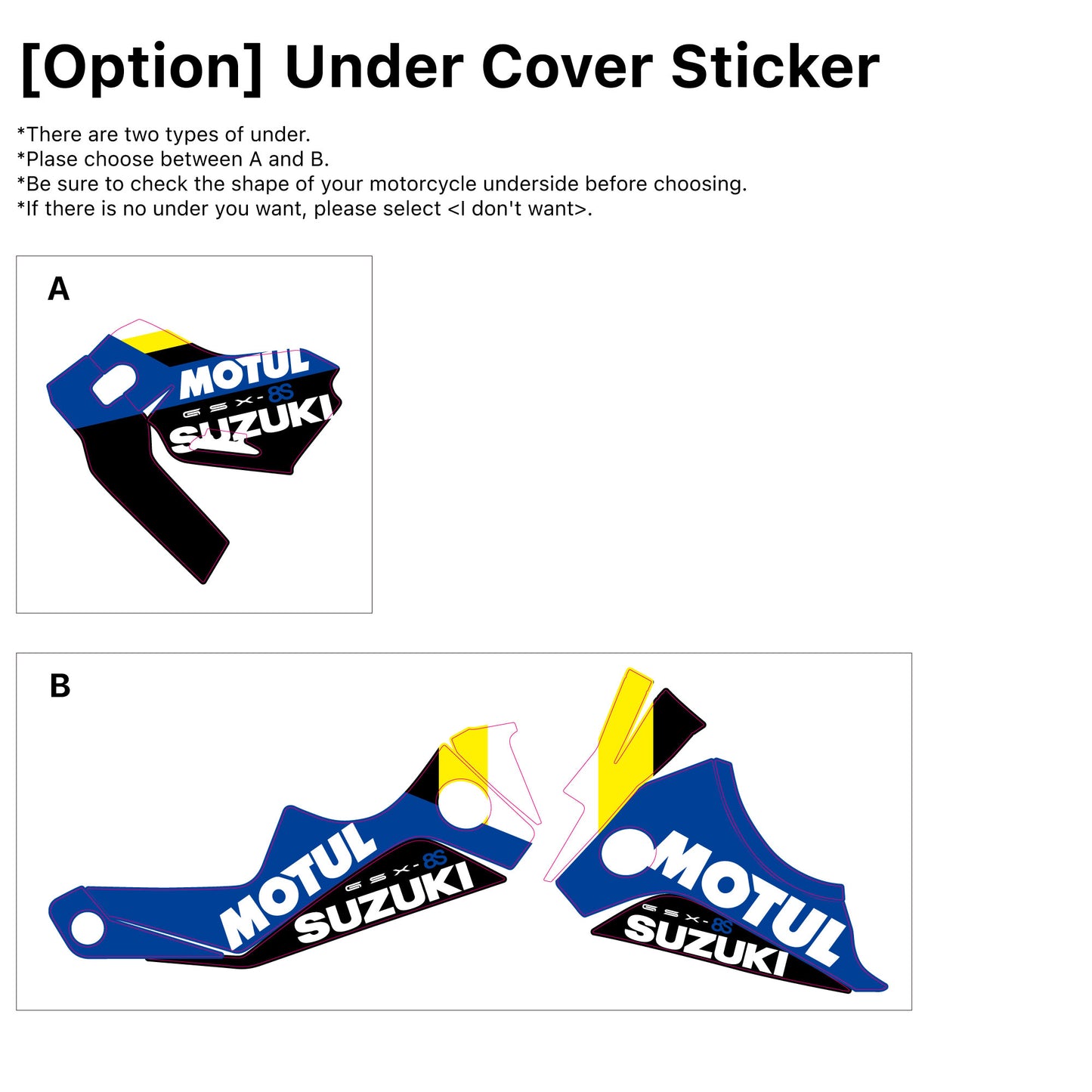 SUZUKI GSX-8S Custom Vinyl Graphic Decal Kit (2.S-R-R)