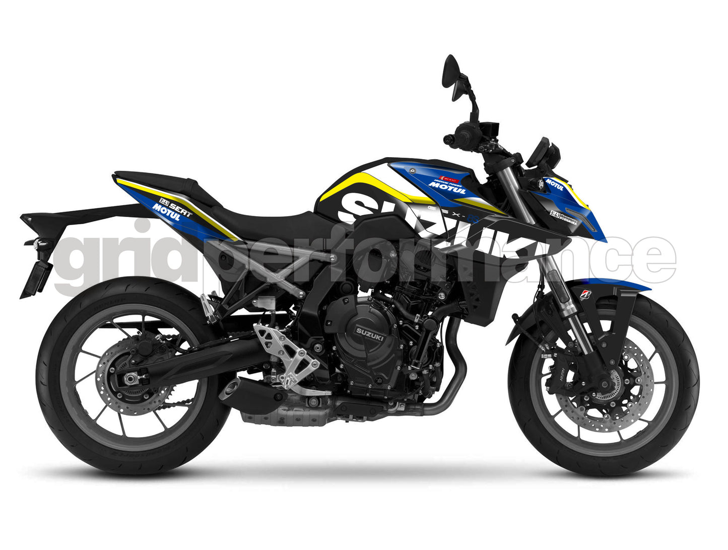 SUZUKI GSX-8S Custom Vinyl Graphic Decal Kit (2.S-R-R)