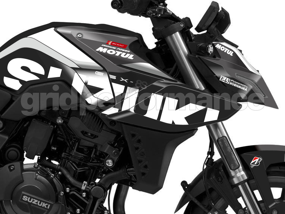 SUZUKI GSX-8S Custom Vinyl Graphic Decal Kit (3.S-R-R)