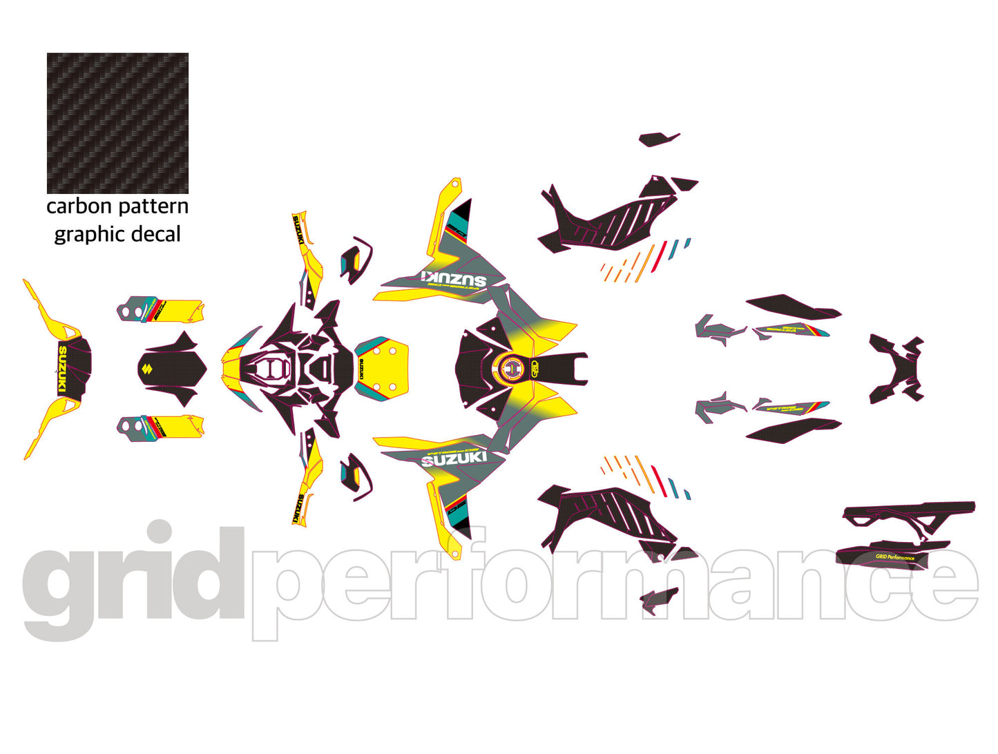 SUZUKI V-Strom 800 DE Graphic Decal Sticker Kit (1-0.FK)