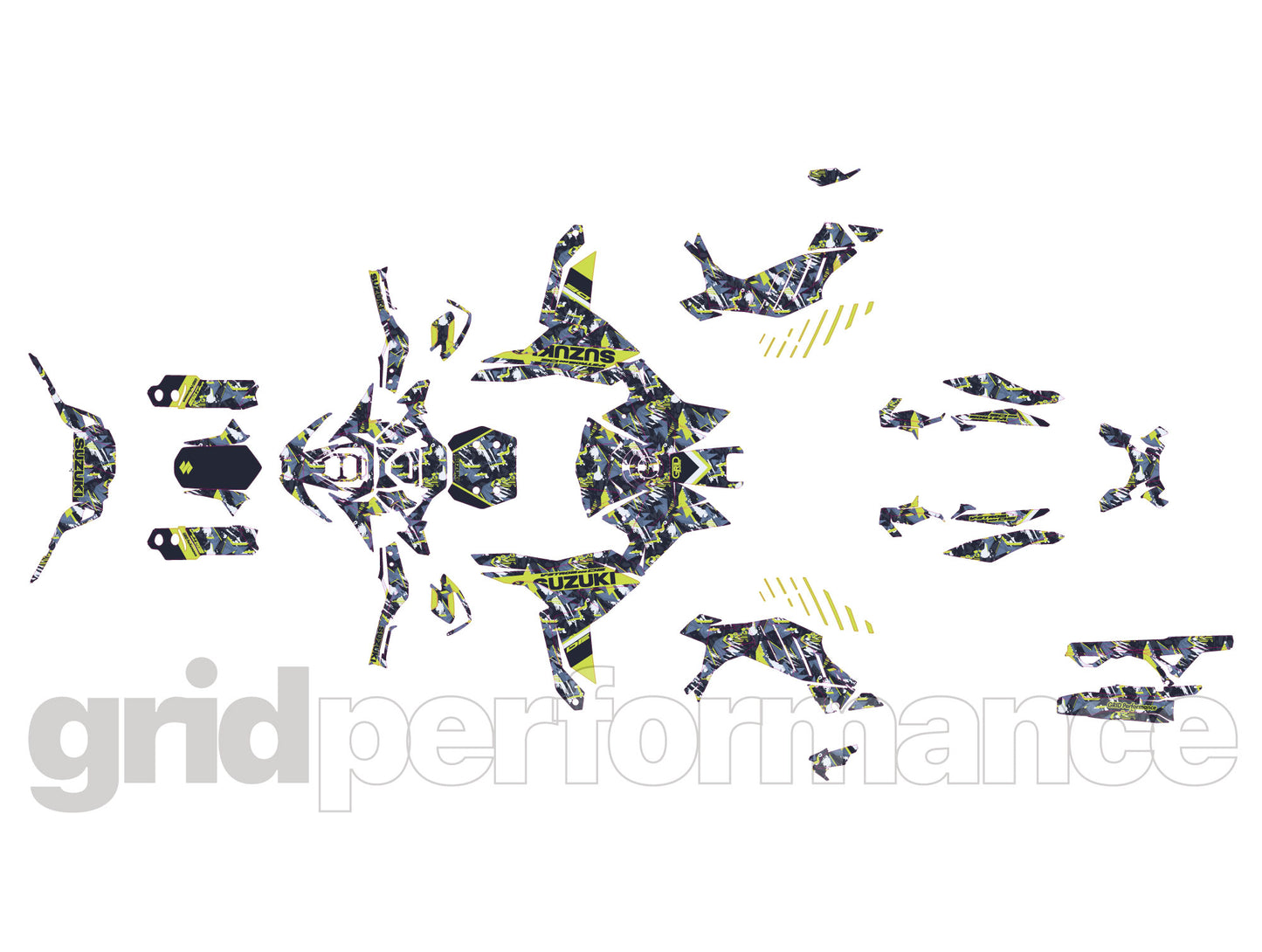 SUZUKI V-Strom 800 DE Graphic Decal Sticker Kit (2-0.Vivid Ops)
