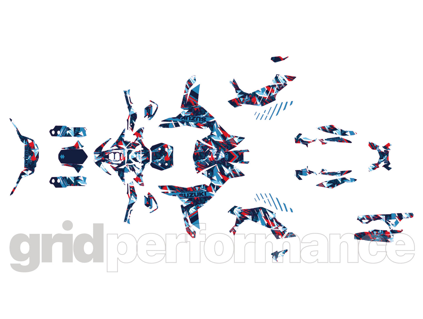 SUZUKI V-Strom 800 DE Graphic Decal Sticker Kit (2-3.Vivid Ops)