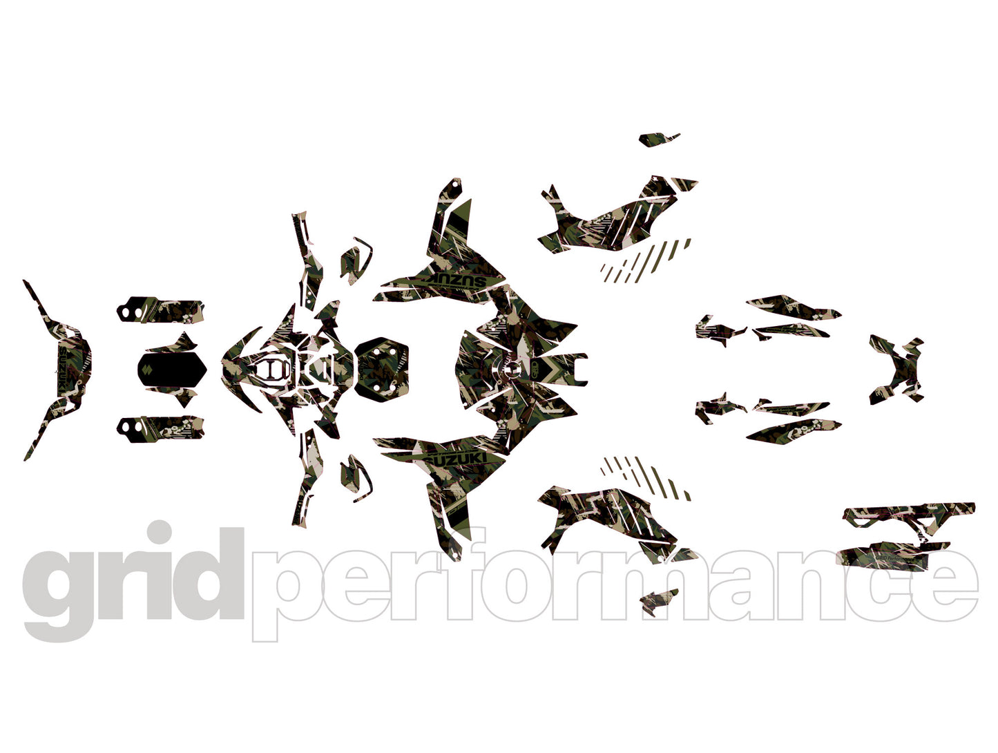 SUZUKI V-Strom 800 DE Graphic Decal Sticker Kit (2-5.Ops)