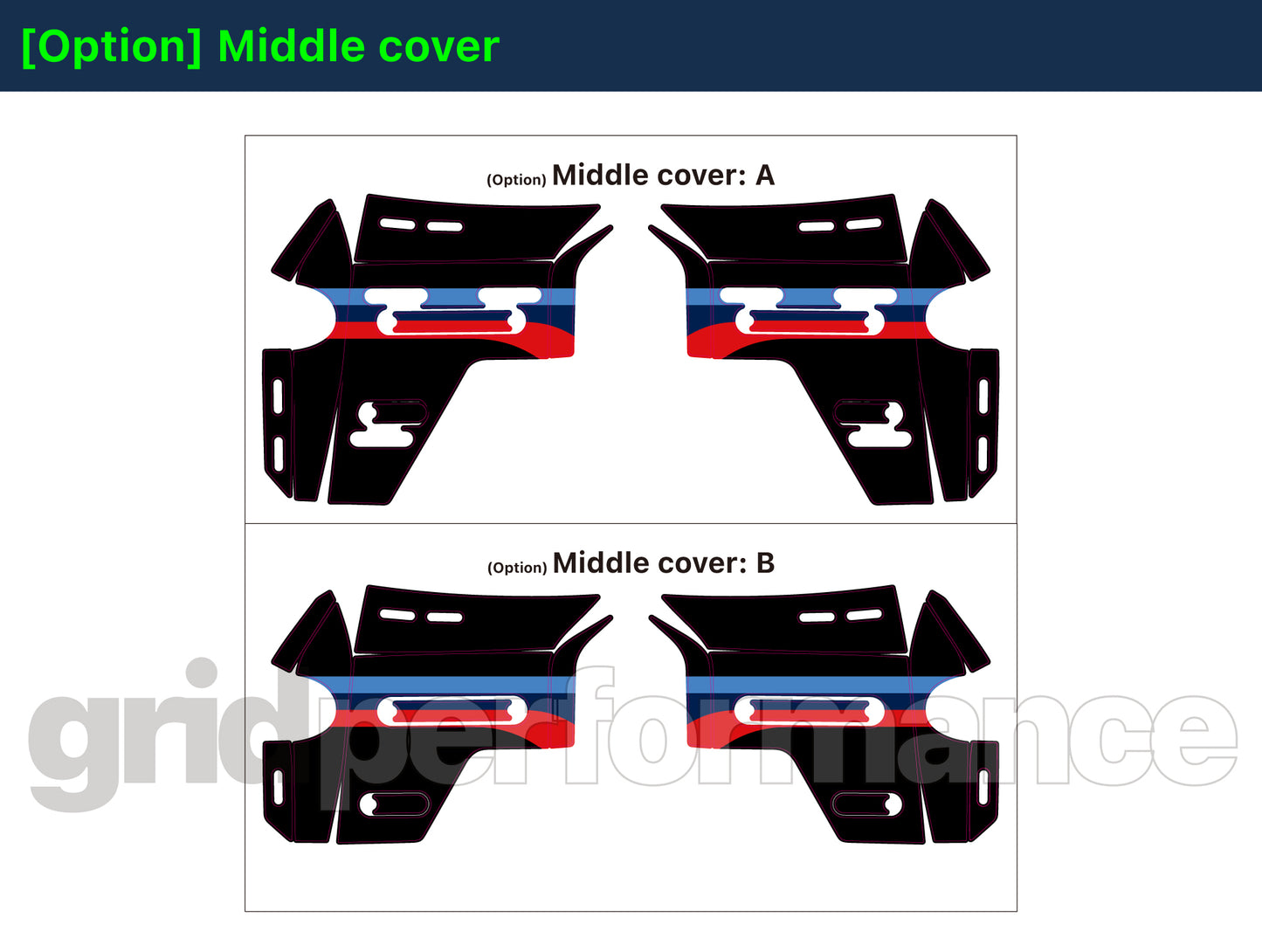 BMW R1300GS ADV Adventure Graphic Decal Sticker Kit (1-2.M)