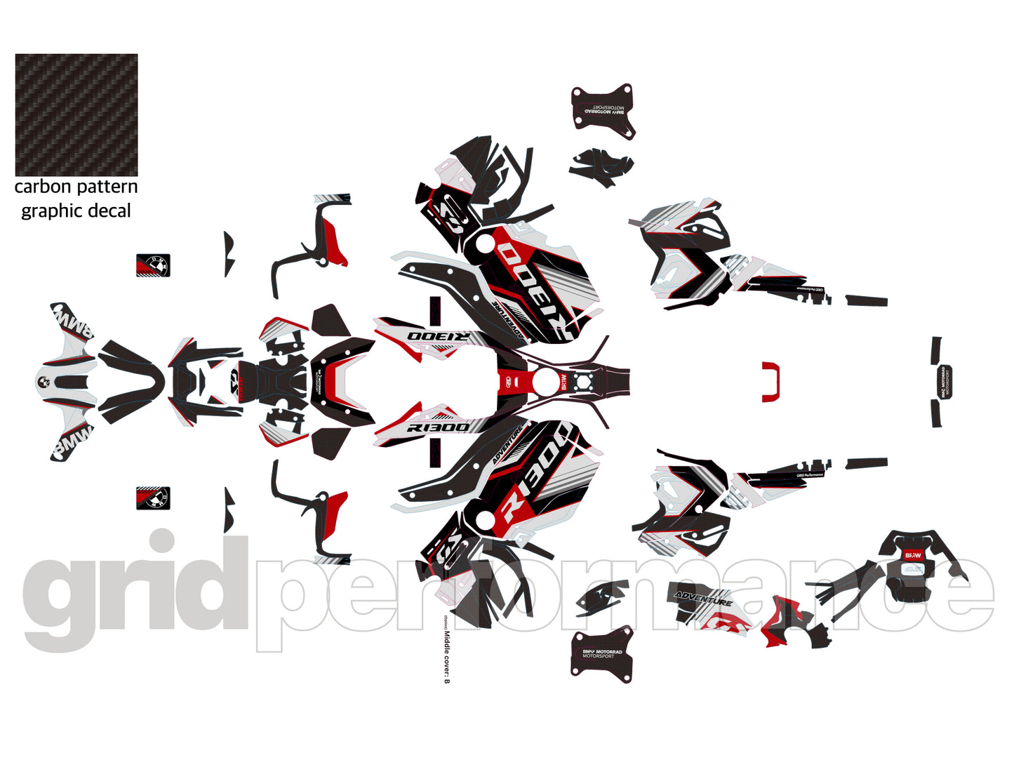 2021 HONDA CBR 650R Graphic Decal Sticker Kit (1-1.Gold RedBull) (@jr___126)