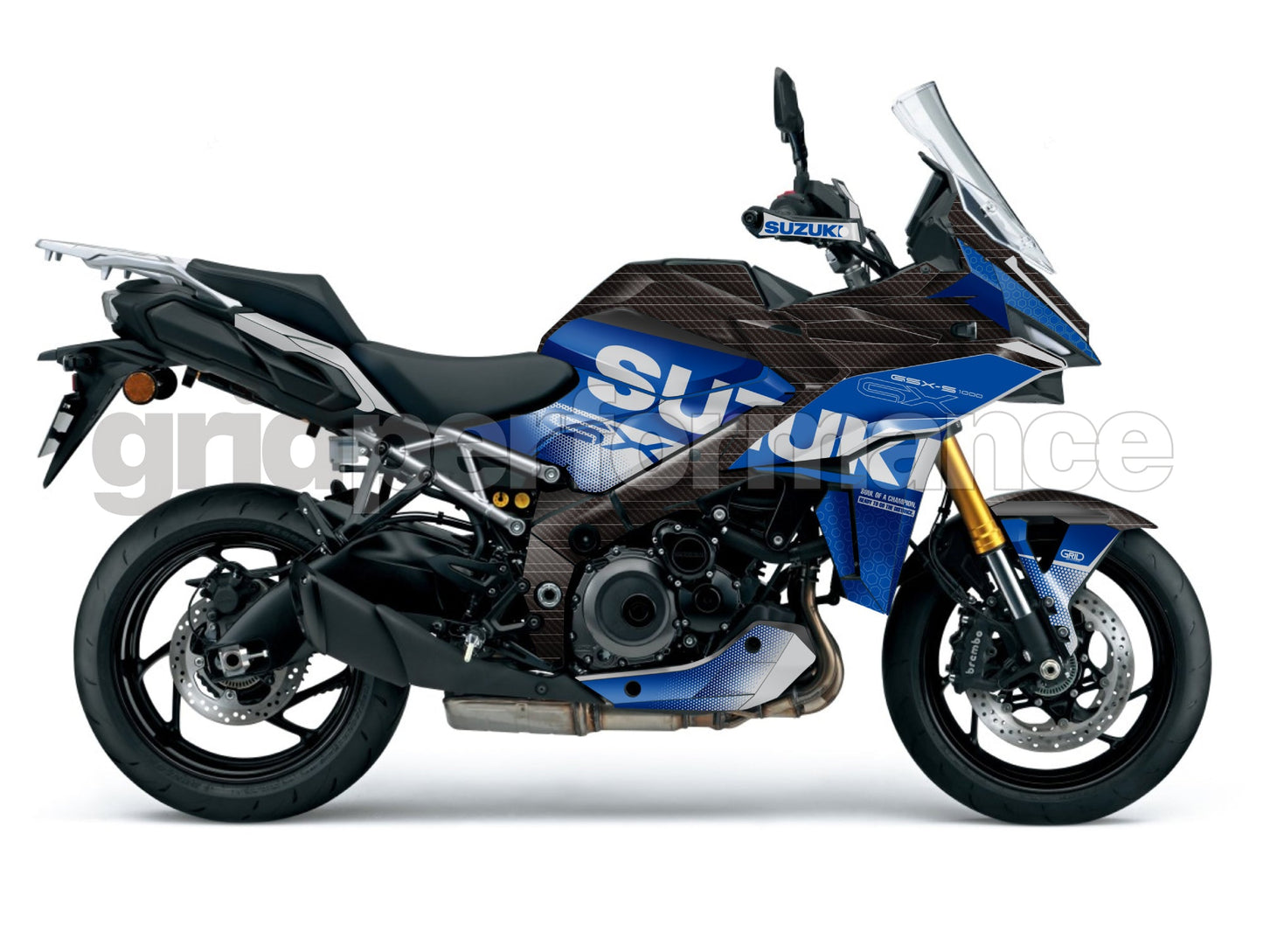 SUZUKI GSX-S1000 GX Graphic Decal Sticker Kit (0-1.Carbon)