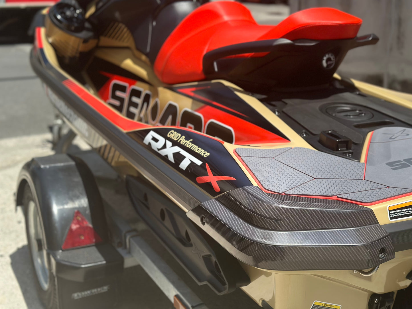 2024~ SEADOO RXT X 325 Graphic Decal Sticker Kit (1.Carbon)