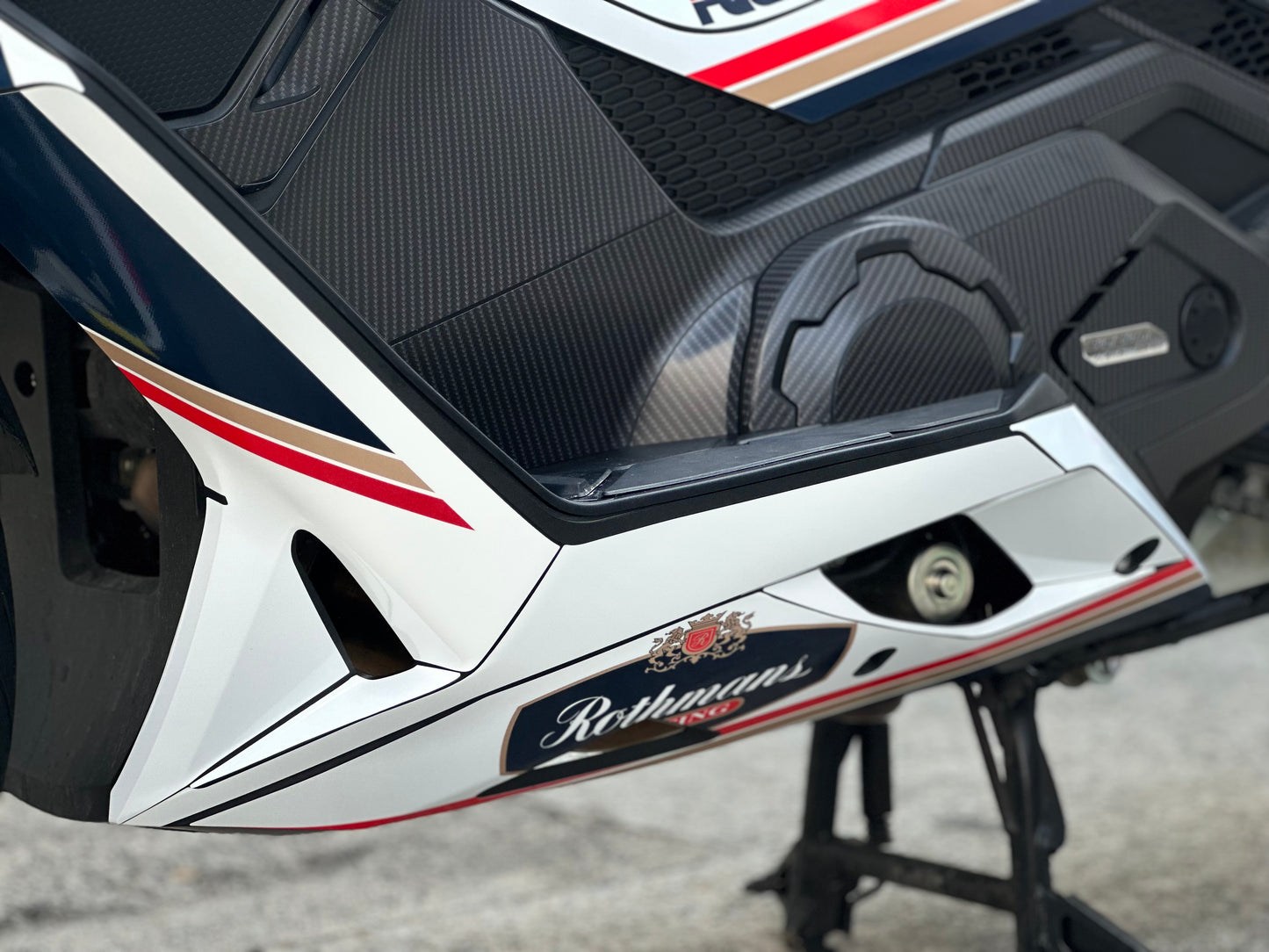 Honda Forza 750 Custom Vinyl Graphic Decal Kit (1-2.ROTHMA Black)