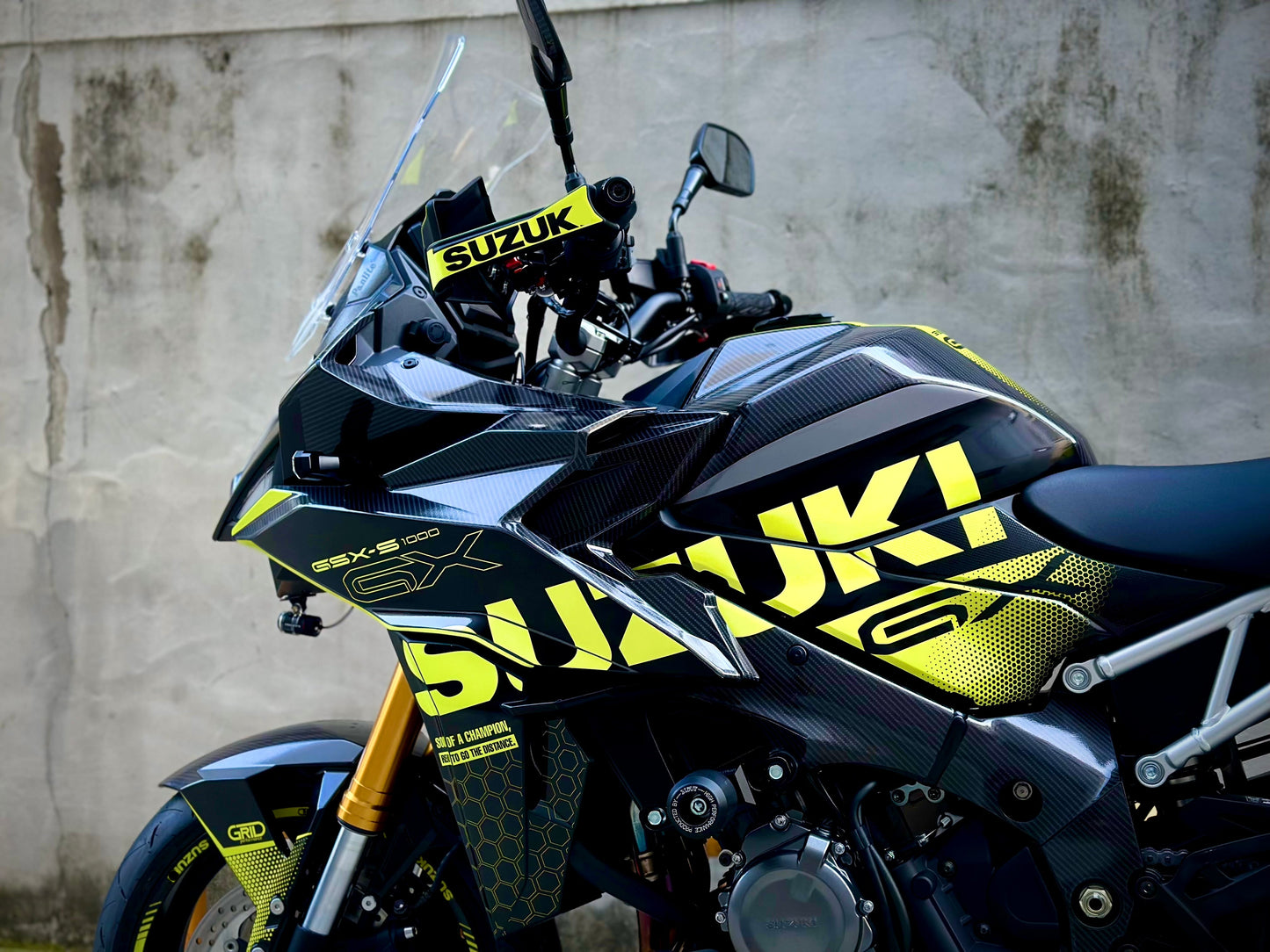 SUZUKI GSX-S1000 GX Graphic Decal Sticker Kit (0-0.Carbon)