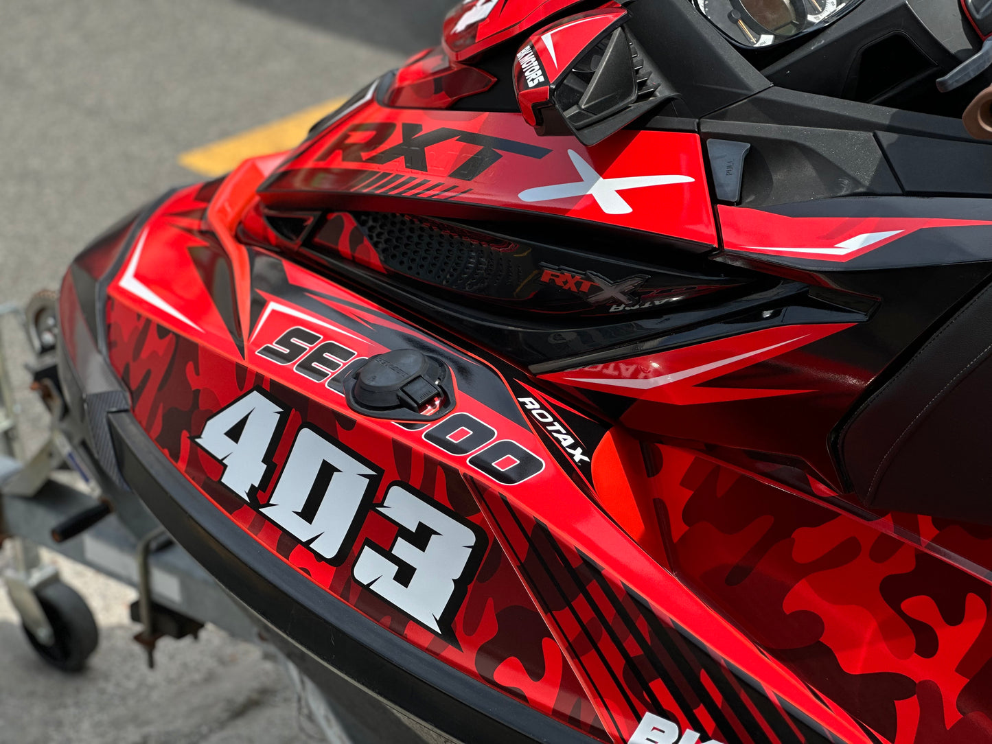 2010~2017 SEADOO RXT X 300 Graphic Decal Sticker Kit (1.Camo)