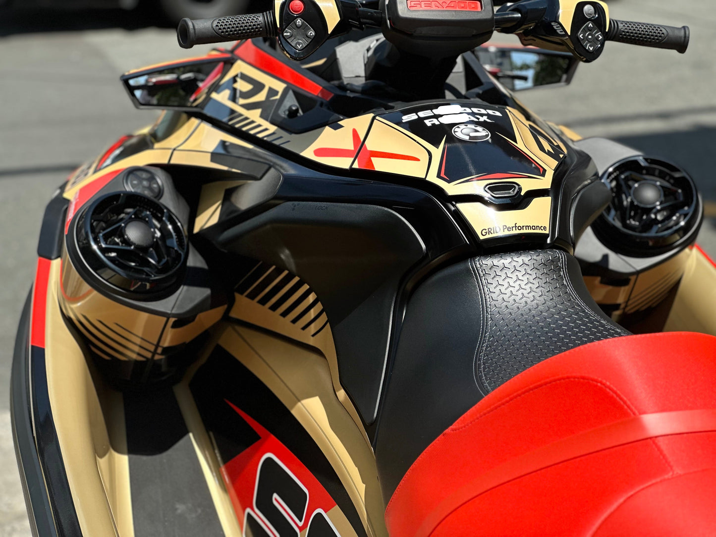 2024~ SEADOO RXT X 325 Graphic Decal Sticker Kit (1.Carbon)