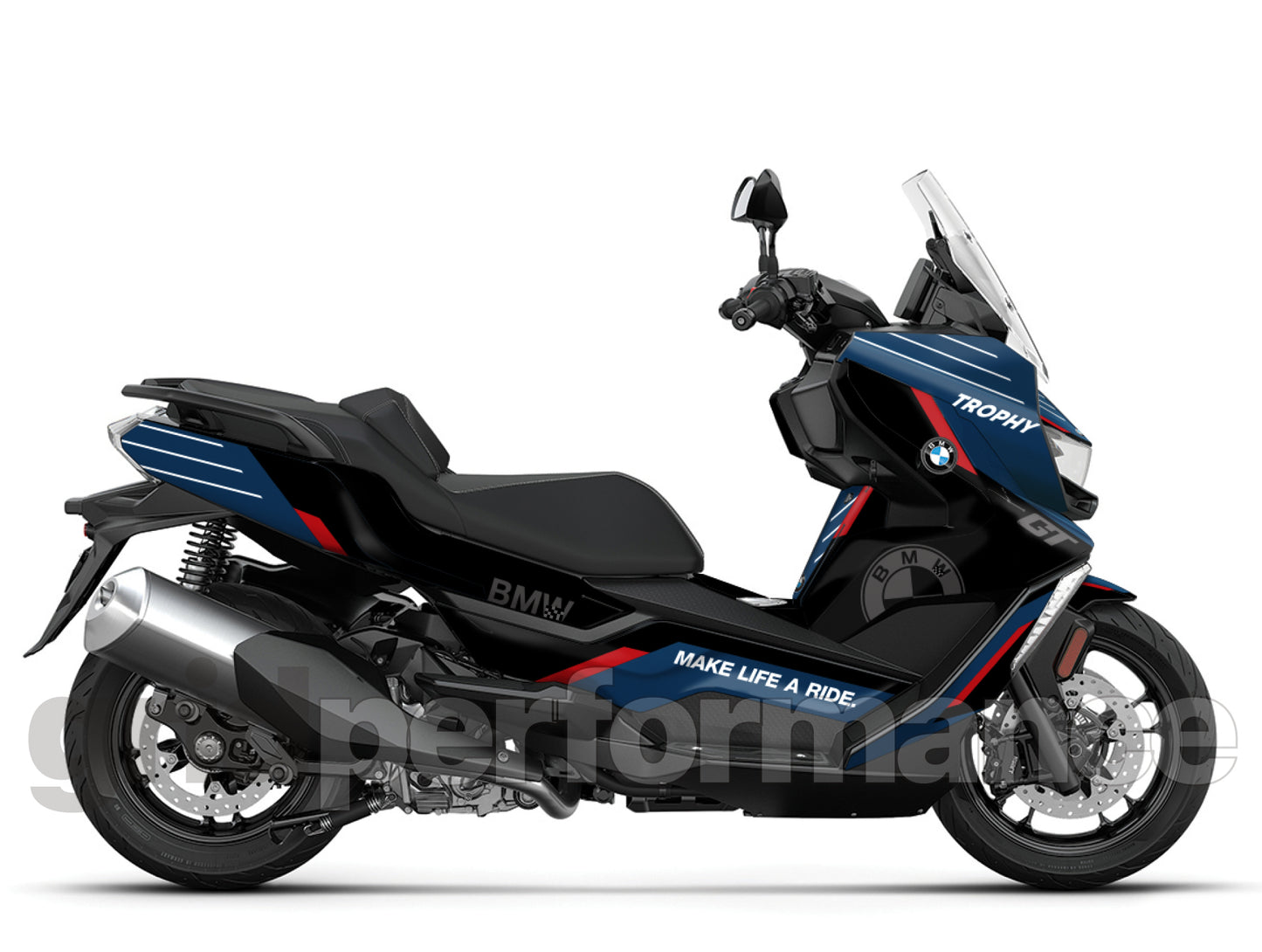 BMW C400GT Custom Vinyl Graphic Decal Kit (10-2.TROPHY)