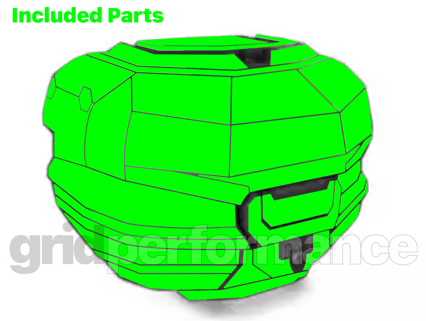 BMW Complete Top Case Pack (43.5l) C400X/GT Decal (1-1.M)