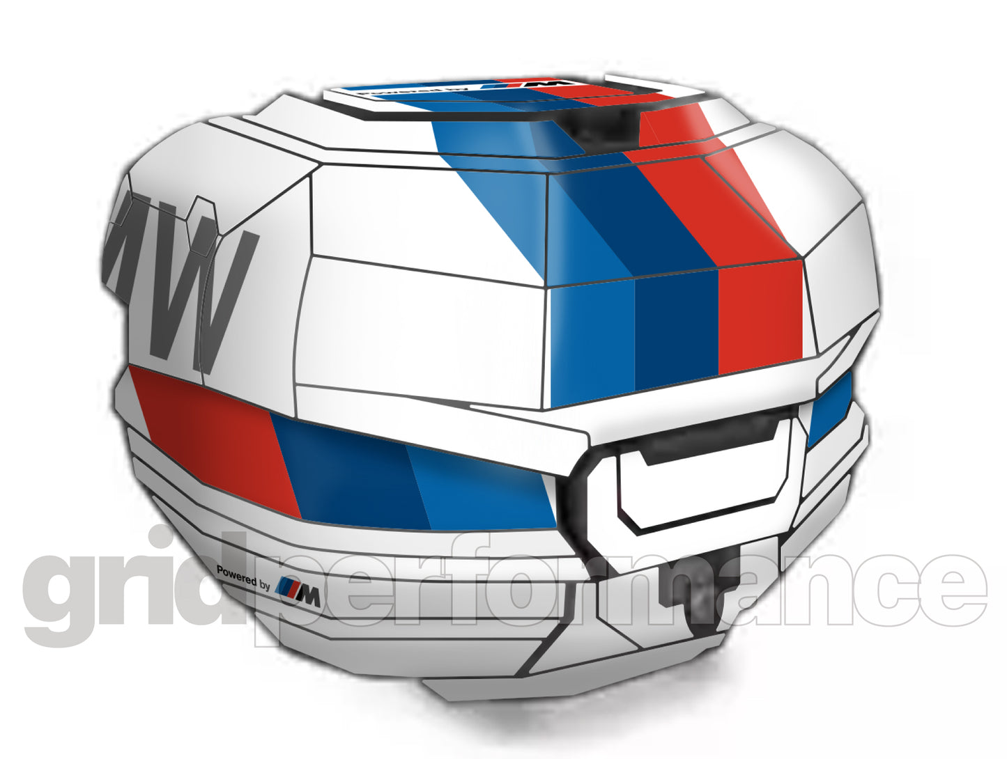 BMW Complete Top Case Pack (43.5l) C400X/GT Decal (1-1.M)