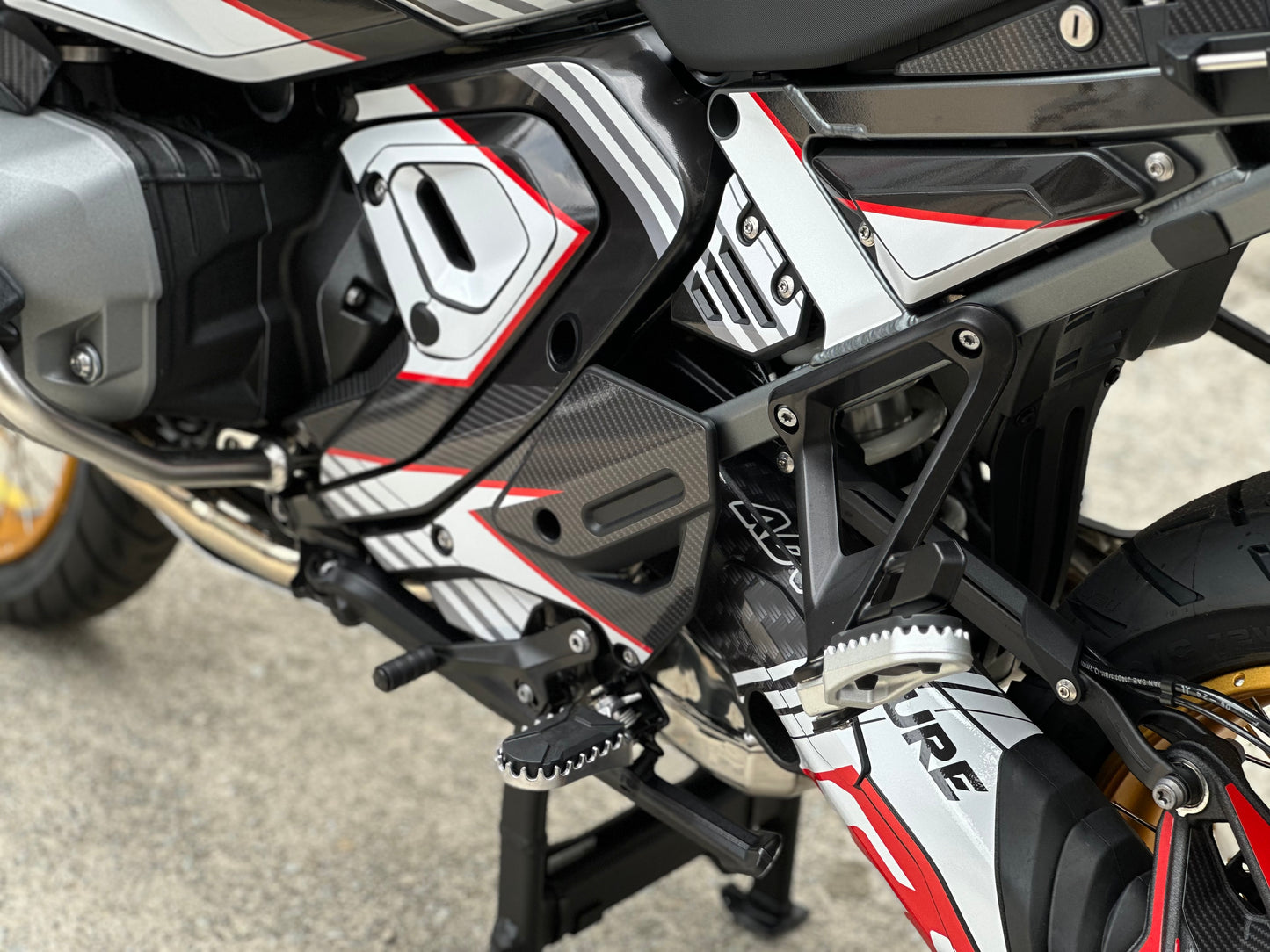 2021 HONDA CBR 650R Graphic Decal Sticker Kit (1-1.Gold RedBull) (@jr___126)