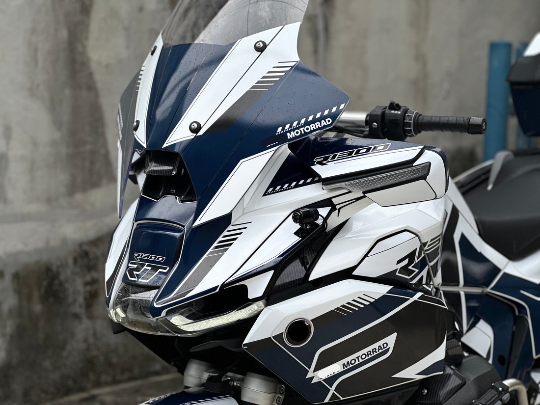 Motorcycle Fairing Decal Vinyl Sticker Kit – For BMW R1300RT Touring Type (2.M)