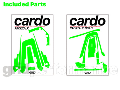 cardo Packtalk PRO Edge Neo Freecom 4X 2X Spirit Packtalk Bold Graphic Decal Sticker Kit (3.KOREA)