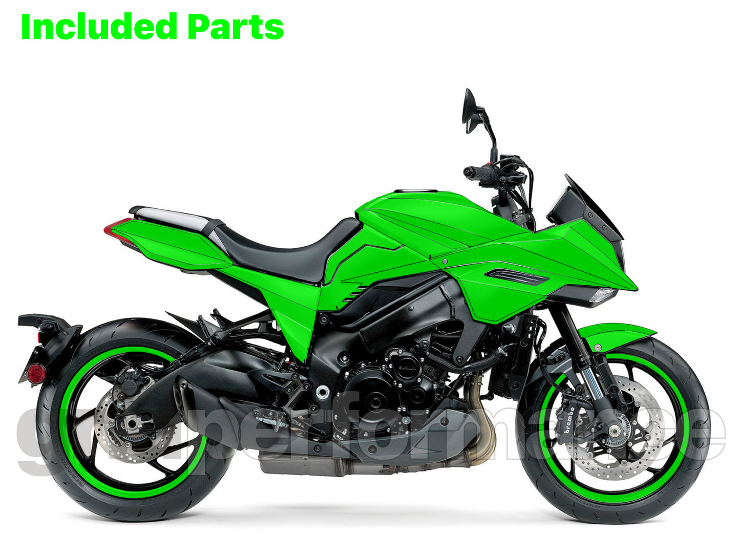 Motorcycle Fairing Decal Vinyl Sticker Kit – For SUZUKI KATANA (2-4)