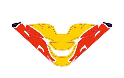 Shoei Helmet Chin Graphic Decal Kit (X-15,XL,1-1)(@Joe Dalton)