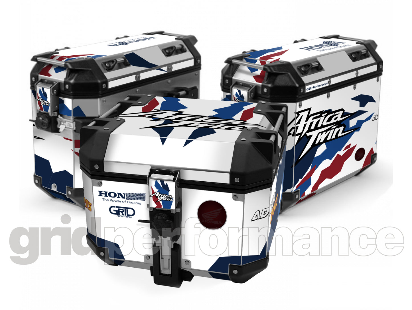 HONDA CBF1100L Africa Twin Adventure Sports  Panniers Top Box  Decal Sticker Kit (1-1.HCAT)