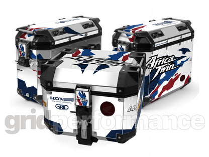 HONDA CBF1100L Africa Twin Adventure Sports  Panniers Top Box  Decal Sticker Kit (1-1.HCAT)