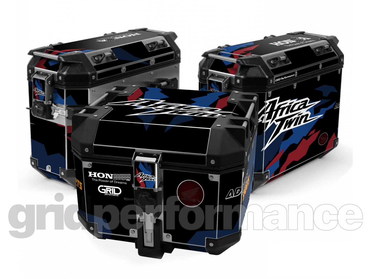 HONDA CBF1100L Africa Twin Adventure Sports  Panniers Top Box  Decal Sticker Kit (1-2.HCAT)