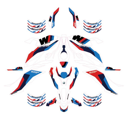 BMW F900XR Graphic Decal Sticker Kit (1-1.M)