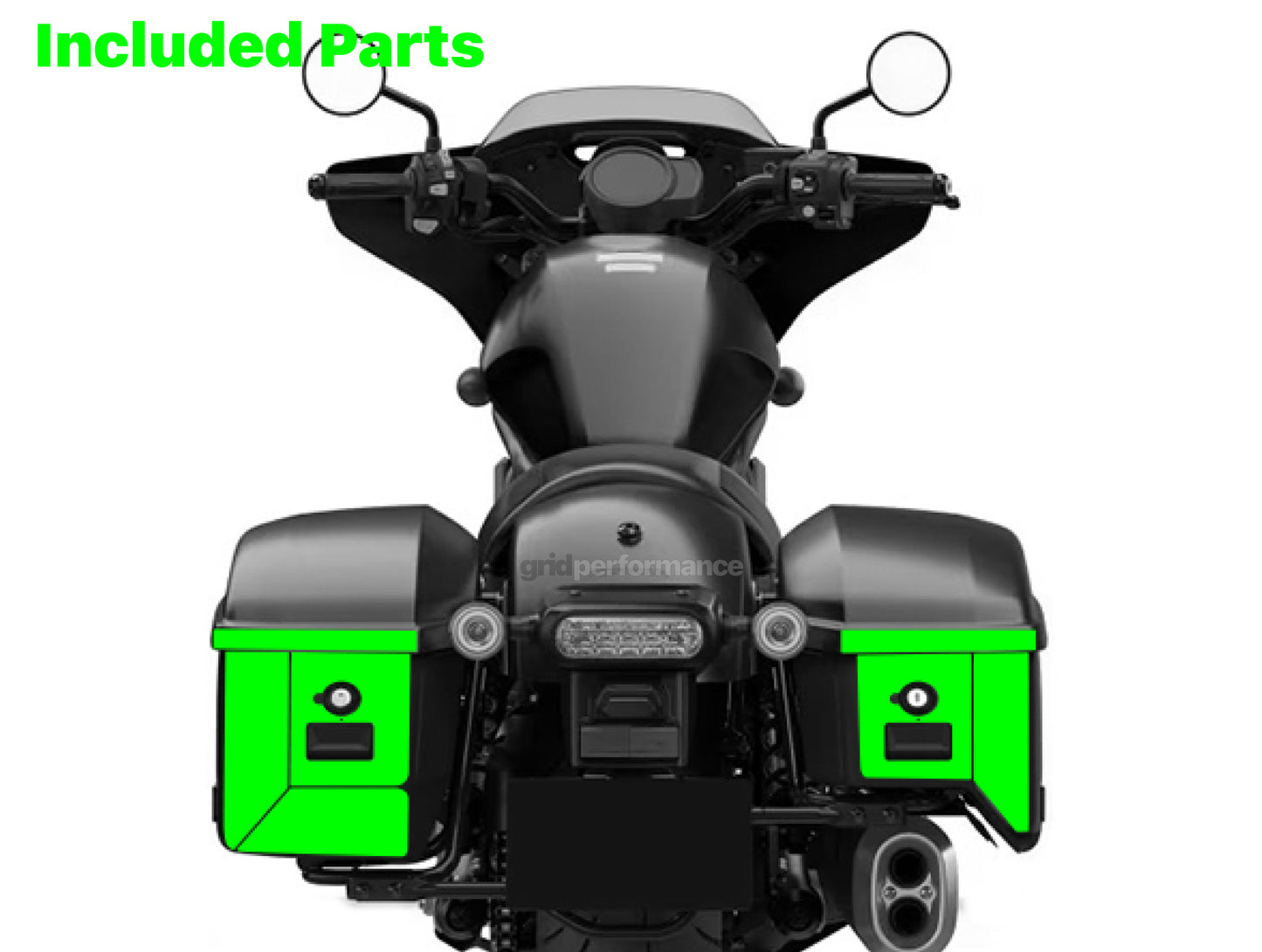 HONDA Rebel 1100T Reflective Decal Sticker (1-1)