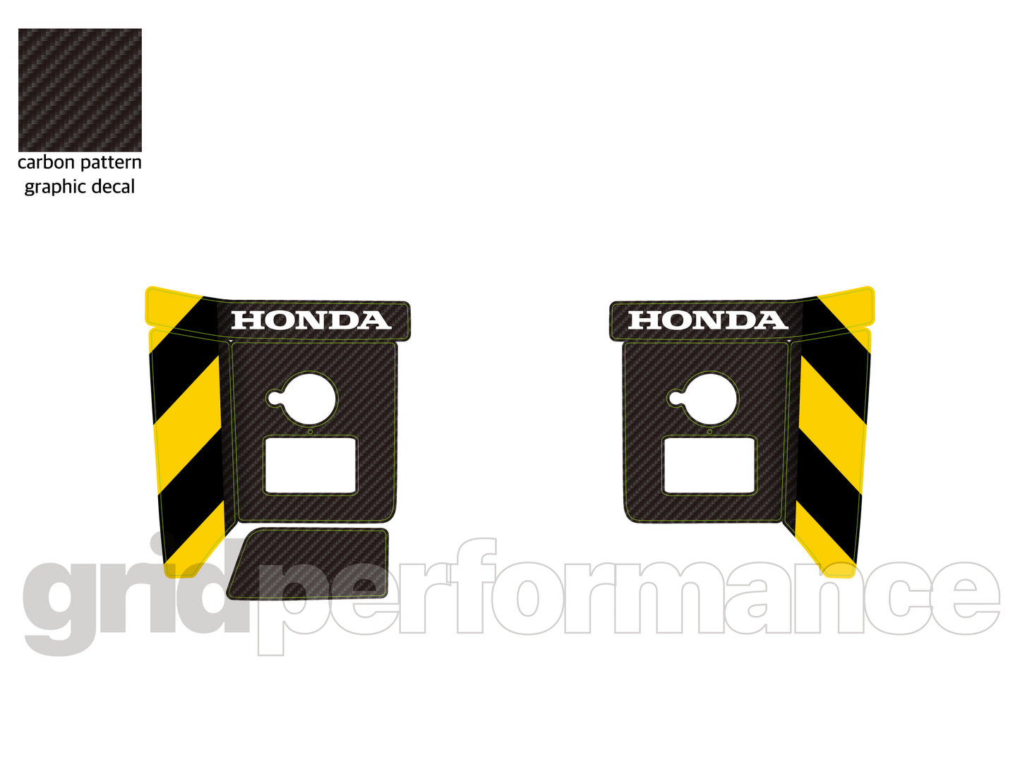 HONDA Rebel 1100T Reflective Decal Sticker (1-1)