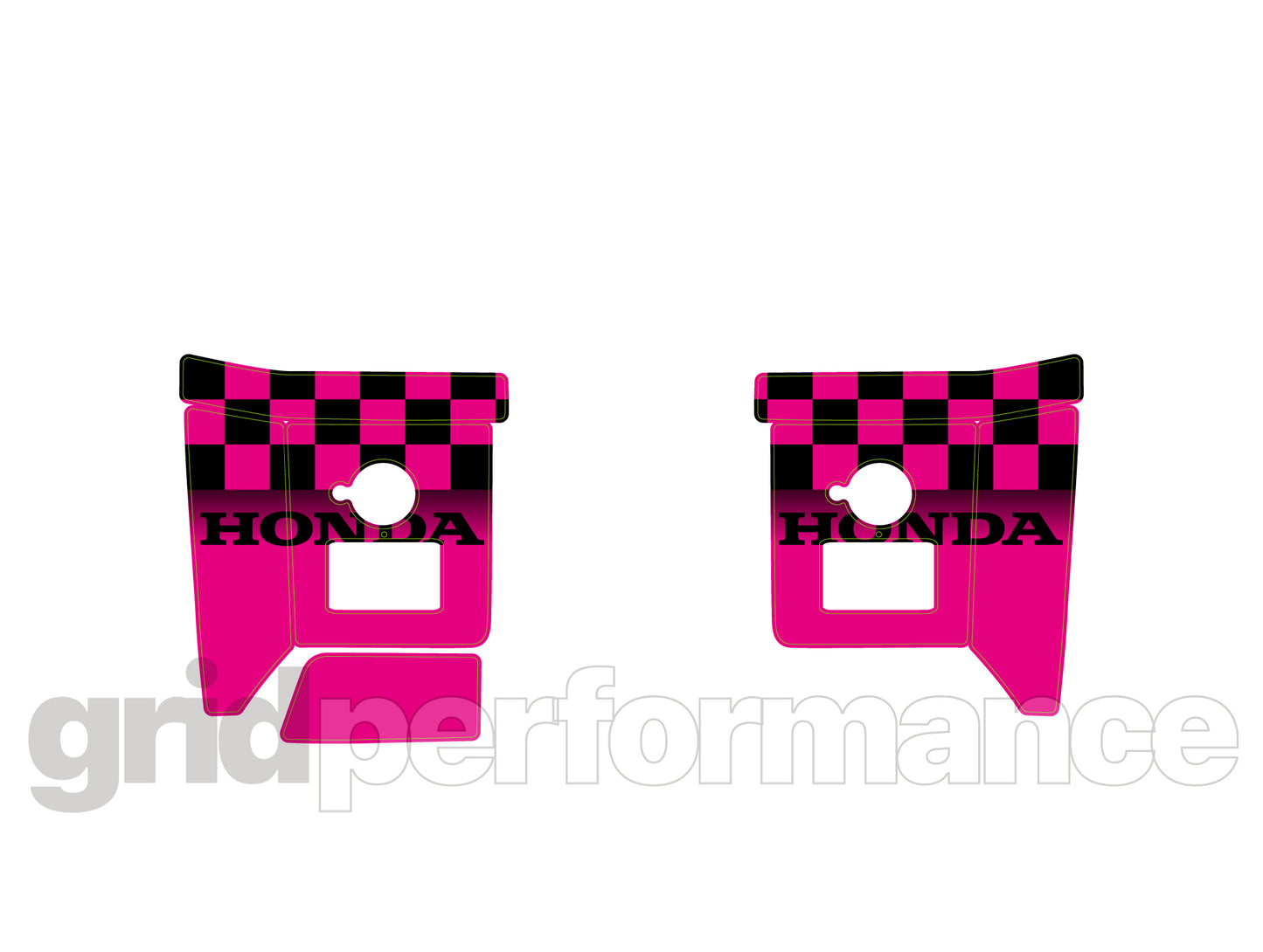 HONDA Rebel 1100T Reflective Decal Sticker (2-3)