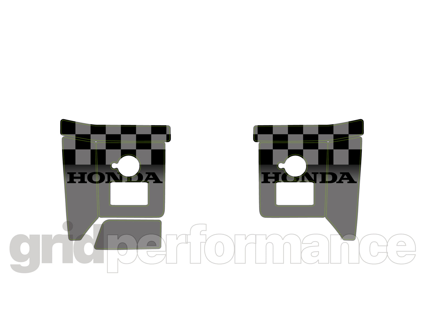 HONDA Rebel 1100T Reflective Decal Sticker (2-4)