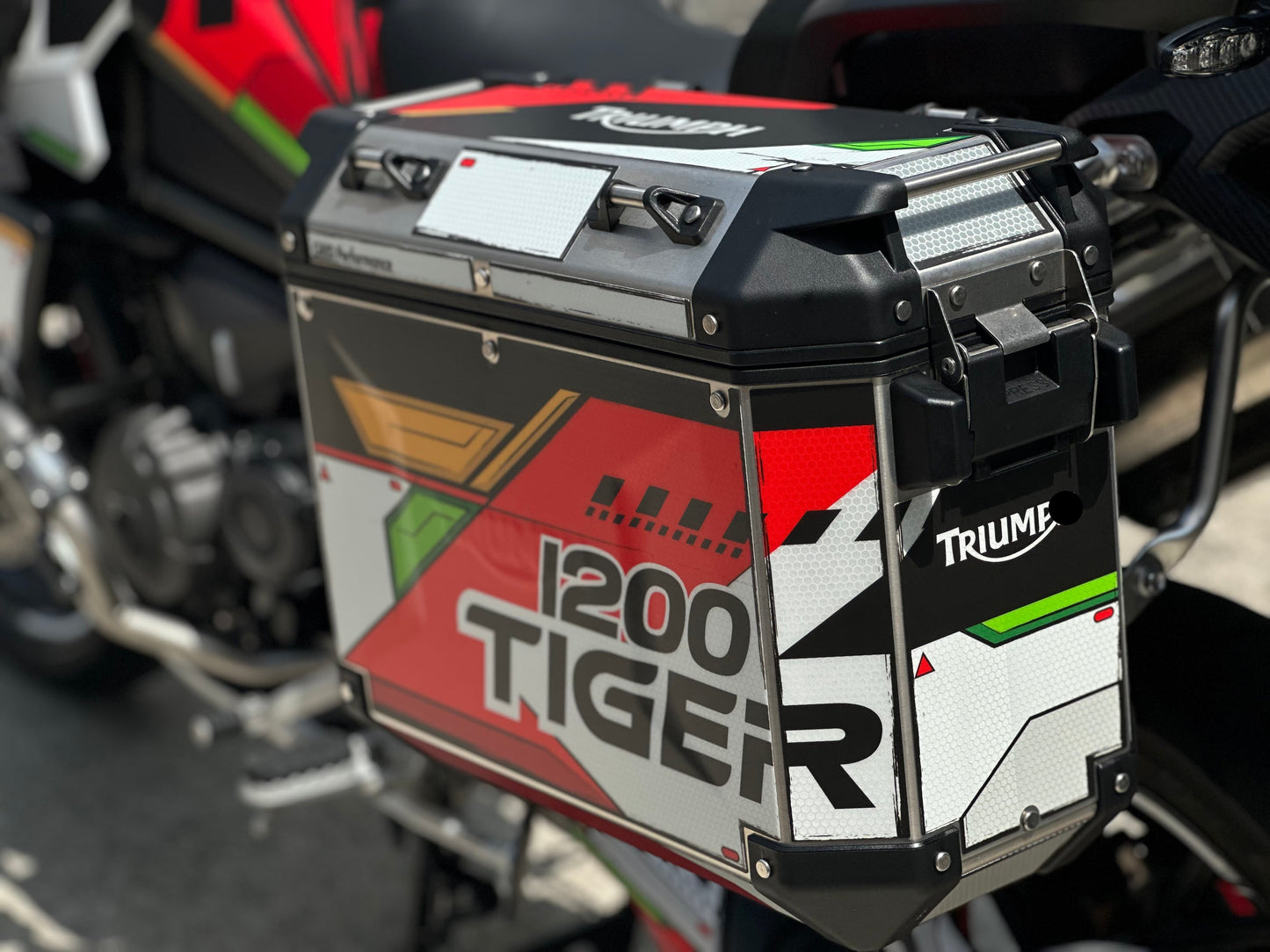 Triumph Tiger 1200 GT Explorer Custom Vinyl Graphic Decal Kit (1-1.Astray)