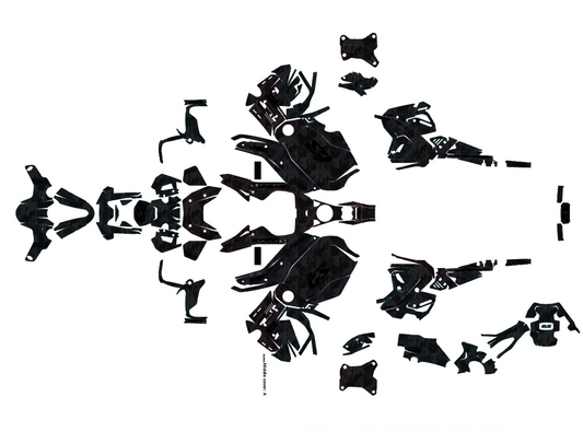 BMW R1300GS ADV Adventure Graphic Full Decal Sticker Kit (15-1.Camo Black)