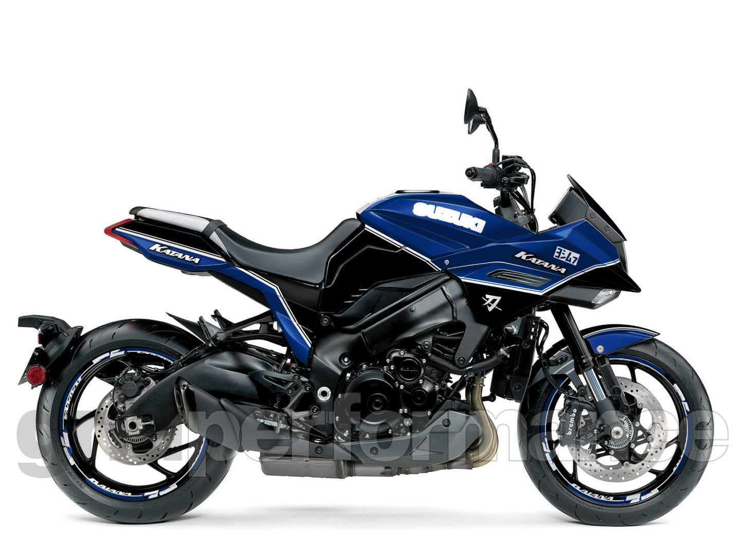 Motorcycle Fairing Decal Vinyl Sticker Kit – For SUZUKI KATANA (2-3)