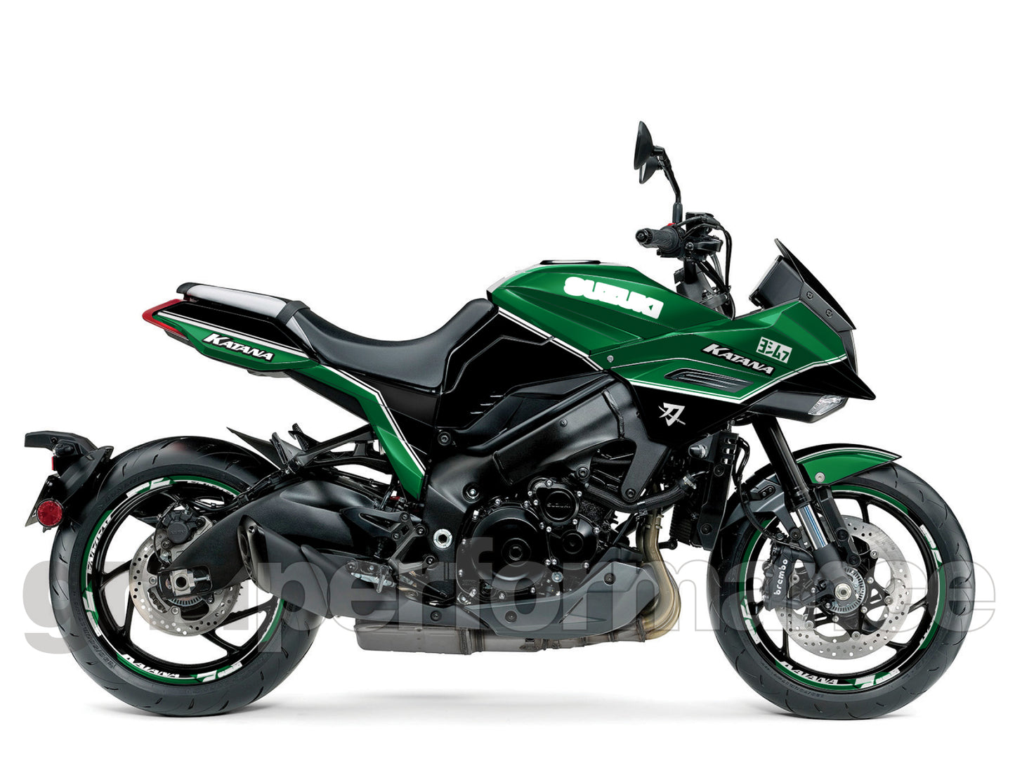 Motorcycle Fairing Decal Vinyl Sticker Kit – For SUZUKI KATANA (2-4)