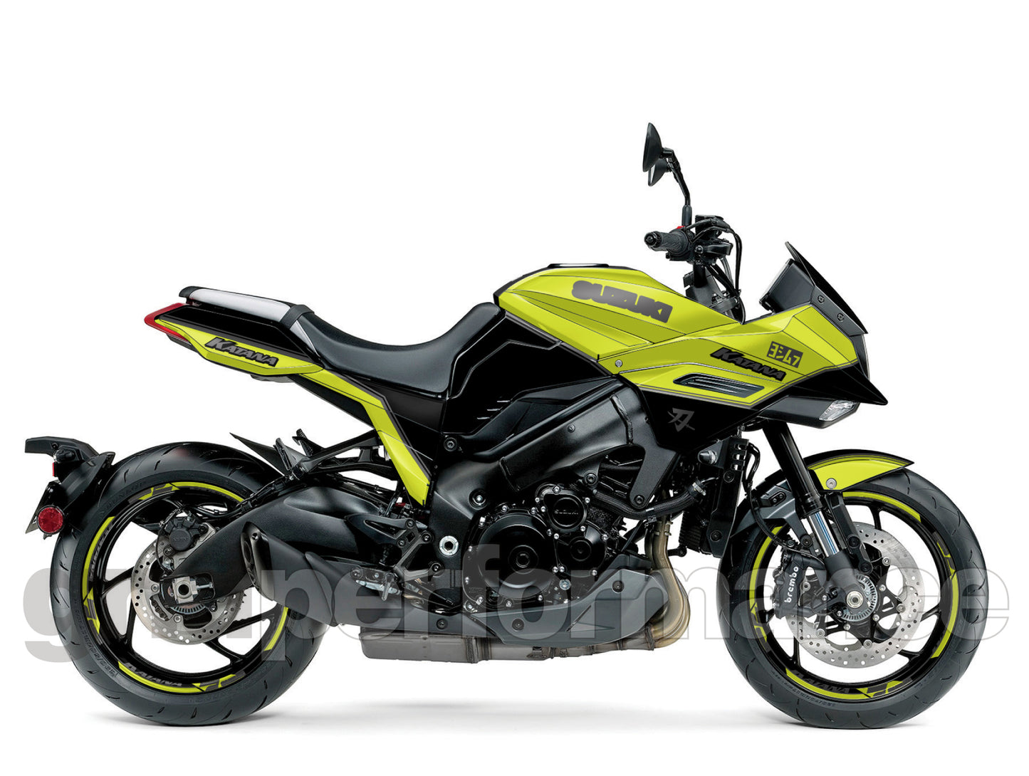 Motorcycle Fairing Decal Vinyl Sticker Kit – For SUZUKI KATANA (2-7)