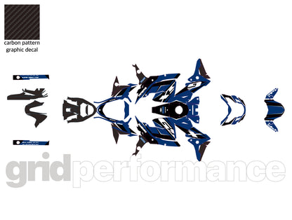 SUZUKI GSR 750 Graphic Full Decal Vinyl Kit (1-2)