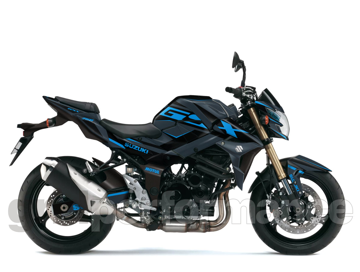 SUZUKI GSR 750 Graphic Full Decal Vinyl Kit (1-7)