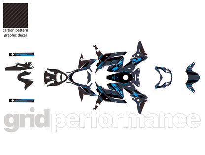 SUZUKI GSR 750 Graphic Full Decal Vinyl Kit (1-7)