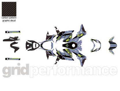 SUZUKI GSR 750 Graphic Full Decal Vinyl Kit (1-8)