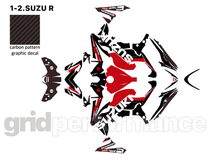 SUZUKI GSX-S1000 Custom Vinyl Graphic Decal Kit (1.SUZU)