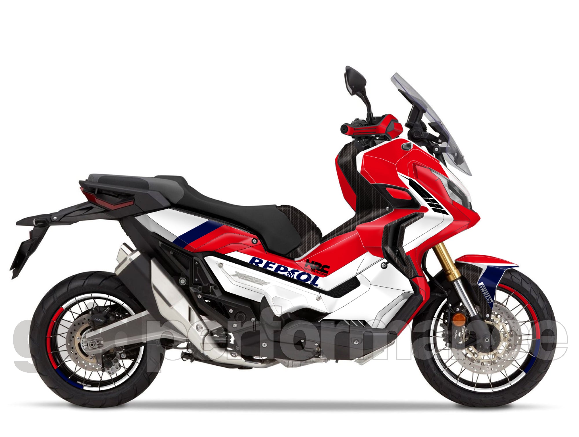 HONDA X-ADV 750 Custom Vinyl Graphic Decal Kit (1-2.REP) – GRID